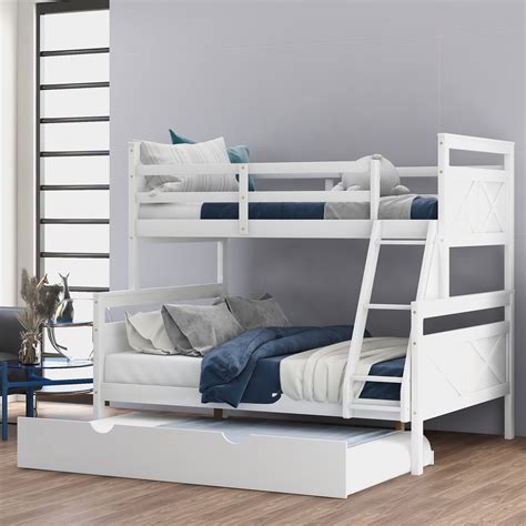 low bunk bed with trundle|detachable bunk bed with trundle.